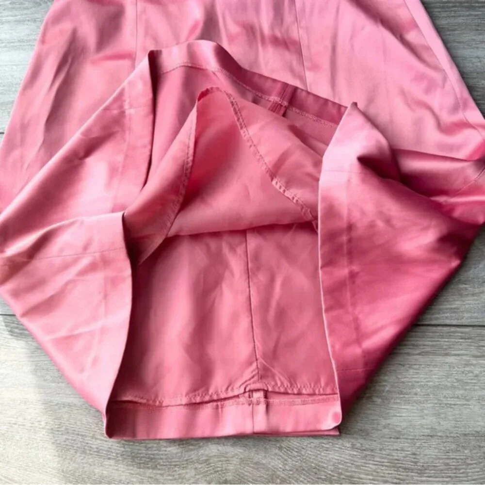 NWT RW&CO Pink Satin Evening Dress - Picture 10 of 15
